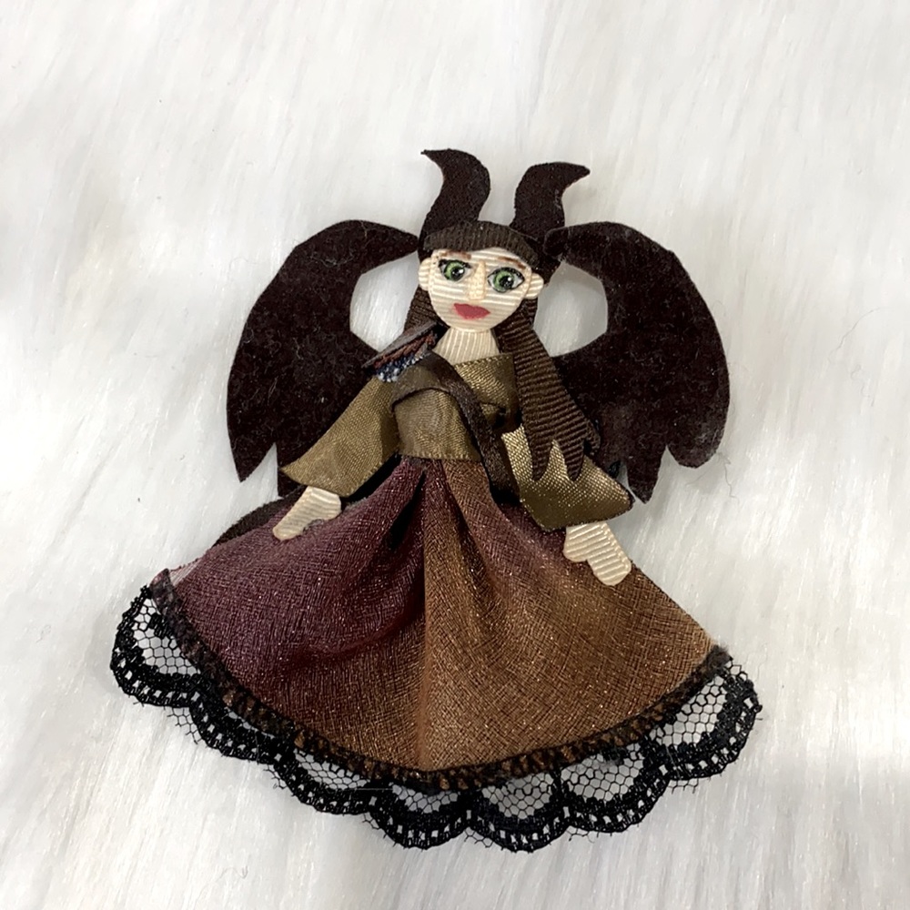 Malificent handmade hair clip - Picture 2 of 3